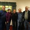 Mick, Alice, Gary, Keith and Frank heading for breakfast